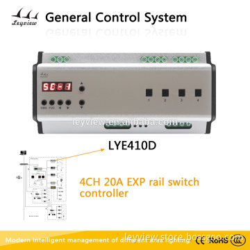2017 hot sale 20A EXP Rail led Switch Controller DMX 512 Control System